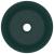Chiuvetă baie lux verde închis mat 40x15 cm ceramică rotund GartenMobel Dekor
