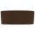 Chiuvetă de baie lux maro închis mat 40x15 cm ceramică rotund GartenMobel Dekor