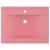 Chiuvetă baie lux orificiu robinet roz mat 60x46 cm ceramică GartenMobel Dekor