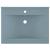 Chiuvetă baie lux, orificiu robinet, bleu mat 60x46 cm ceramică GartenMobel Dekor