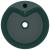 Chiuvetă de lux cu preaplin verde închis mat 36x13 cm ceramică GartenMobel Dekor