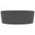 Chiuvetă de lux cu preaplin, gri închis mat, 36x13 cm, ceramică GartenMobel Dekor