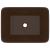Chiuvetă de baie lux, maro deschis mat, 41x30x12 cm, ceramică GartenMobel Dekor