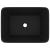Chiuvetă de baie lux, negru mat, 41 x 30 x 12 cm, ceramică GartenMobel Dekor