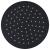Cap de duș tip ploaie rotund, negru, 20 cm, oțel inoxidabil GartenMobel Dekor
