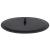 Cap de duș tip ploaie rotund, negru, 50 cm, oțel inoxidabil GartenMobel Dekor