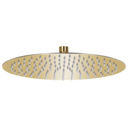 Cap de duș tip ploaie rotund, auriu, 30 cm, oțel inoxidabil GartenMobel Dekor