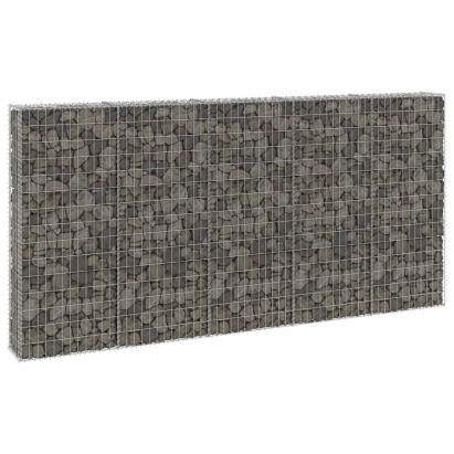 Perete gabion cu capace, 300 x 30 x 150 cm, oțel galvanizat GartenMobel Dekor