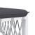 Set mobilier de grădină, 5 piese, cu perne, alb, oțel GartenMobel Dekor