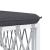 Set mobilier de grădină, 5 piese, cu perne, alb, oțel GartenMobel Dekor