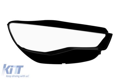 Geam drept pentru farul potrivit pentru Audi A6 C7pa 2016-2017 Performance AutoTuning