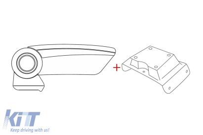 Rati cotiera model Armster 3 cu piele eco neagră potrivită pentru Opel Zafira B 2005-2007 Performance AutoTuning