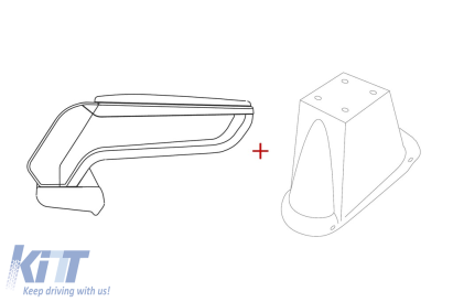 Rati cotiera model Armster S cu piele eco neagră potrivită pentru Fiat 500 2008-2015 Performance AutoTuning