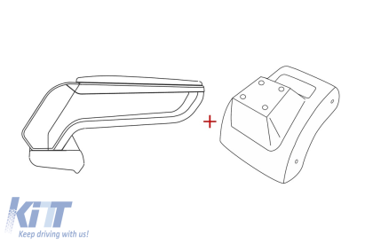Rati cotiera model Armster S cu piele eco neagră potrivită pentru Ford Focus 2004-2012 Performance AutoTuning