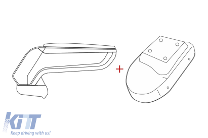 Rati cotiera model Armster S cu piele eco neagră potrivită pentru Opel Corsa E 2014-2019 Performance AutoTuning
