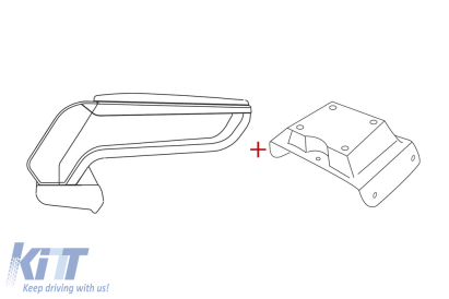 Rati cotiera model Armster S cu piele eco neagră potrivită pentru Opel Zafira B 2005-2007 Performance AutoTuning