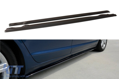 Adăugiri Maxton Design tip S-Line potrivite pentru Audi A6 C6 2004-2011, lac negru Performance AutoTuning