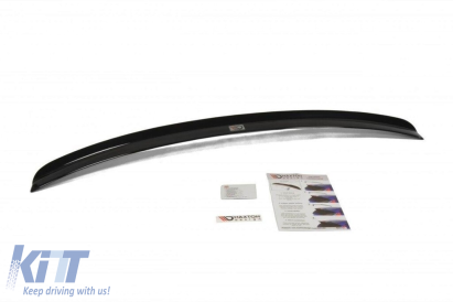 Spoiler tip RS6 Maxton Design potrivit pentru Audi A6 C6 Avant 2008-2010, lac negru Performance AutoTuning