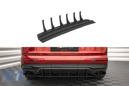 Adăugare tip Street Pro Maxton Design potrivită pentru difuzor pentru Audi Q7 S-Line, SQ7 după 2019, negru mat Performance AutoTuning