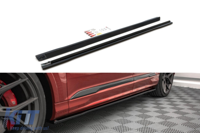 Adăugiri Maxton Design potrivite pentru Audi Q7 S-Line, SQ7 2019-2023, lac negru Performance AutoTuning
