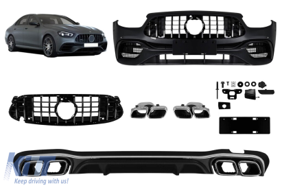 Un pachet de design tip E63 potrivit pentru Mercedes E-Class W213 sedan după 2020 Performance AutoTuning