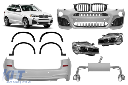 Pachet M potrivit pentru BMW X3 F25 2010-2013 conversie la F25 LCI 2014-2017 Performance AutoTuning