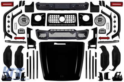 Pachet Brabus G800 potrivit pentru Mercedes G-Class W463 2008-2017 conversie la W464 Performance AutoTuning