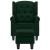 Fotoliu cu taburet pentru picioare, verde închis, textil GartenMobel Dekor
