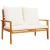 Set mobilier de grădină cu perne, 5 buc., lemn masiv acacia GartenMobel Dekor