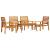 Set lounge de gradină 5 piese din lemn masiv de salcâm GartenMobel Dekor