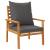 Set mobilier de grădină cu perne, 5 buc., lemn masiv acacia GartenMobel Dekor