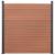 Set panouri pentru gard, maro, 180x186 cm, WPC GartenMobel Dekor