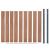 Set panouri pentru gard, maro, 180x186 cm, WPC GartenMobel Dekor