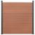 Set panouri pentru gard, maro, 526x186 cm, WPC GartenMobel Dekor