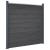 Set panouri pentru gard, gri, 353x186 cm, WPC GartenMobel Dekor