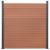 Set panouri pentru gard, maro, 699x186 cm, WPC GartenMobel Dekor