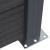 Set panouri pentru gard, gri, 699x186 cm, WPC GartenMobel Dekor