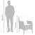 Set mobilier grădină cu perne, 9 piese, gri deschis, poliratan GartenMobel Dekor