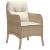 Set mobilier de grădină cu perne, 3 piese, bej, poliratan GartenMobel Dekor