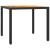 Set mobilier de grădină cu perne, 5 piese, negru, poliratan GartenMobel Dekor