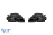 Pachet de tuning tip 63 potrivit pentru Mercedes S-Class W222 2017-2020 cu țevi negre, fără praguri laterale Performance AutoTuning