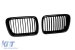 Grile rinichi cu nervuri unice vopsite în negru, potrivite pentru BMW Seria 3 E36 sedan, break, coupe, cabriolet, compact 1997-1999 Performance AutoTuning