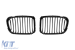 Grile de rinichi cu nervuri simple, vopsite în negru, potrivite pentru BMW Seria 3 E46 sedan, E46 touring 1998-2001 Performance AutoTuning