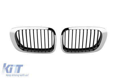 Răcire crom/negru potrivită pentru BMW Seria 3 E46 coupe, cabrio 1999-2003 Performance AutoTuning