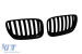 Grile rinichi cu nervuri simple vopsite în negru, potrivite pentru BMW X5 E53 2004-2007 Performance AutoTuning