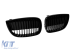 Grile rinichi negre potrivite pentru BMW Seria 1 E81, E87 2004-2007 Performance AutoTuning