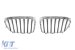 Grile rinichi cromate/gri potrivite pentru BMW X1 E84 2009-2015 Performance AutoTuning