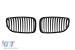 Grile rinichi negre potrivite pentru BMW Seria 1 E81, E82, E87, E88 2007-2011 Performance AutoTuning