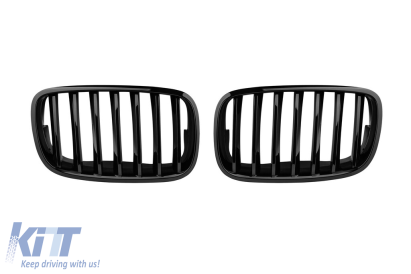 Grile rinichi negre potrivite pentru BMW X5 E70 2007-2013, X6 E71 2008-2011 Performance AutoTuning