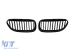 Grile rinichi negre potrivite pentru BMW Seria 6 E63 coupe, E64 cabrio 2004-2011 Performance AutoTuning